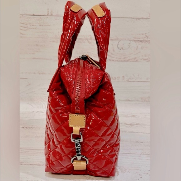 MZ Wallace Rouge Lacquer Small Metro Deluxe Bag - Picture 8 of 16